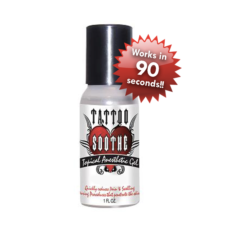 Tattoo Soothe Topical Anesthetic Gel - 1oz.