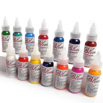 Bloodline Set Best 7 Selling Colors ½ oz + 20 Stable Ink Caps Bundle for  Free